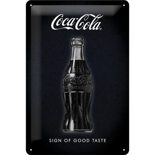 Placa de metal - Coca-Cola - Sign Of Good Taste