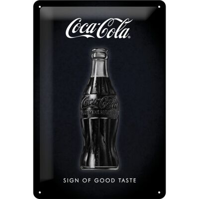 Metallplatte - Coca-Cola - Zeichen des guten Geschmacks