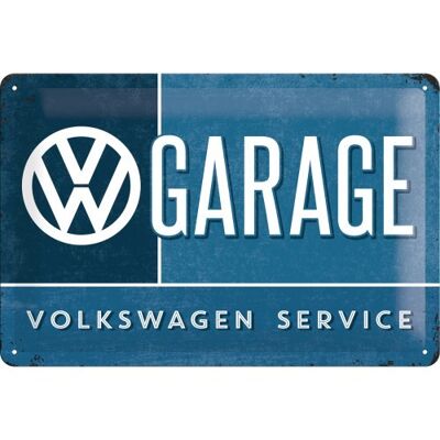 Metallplatte - Volkswagen VW Garage