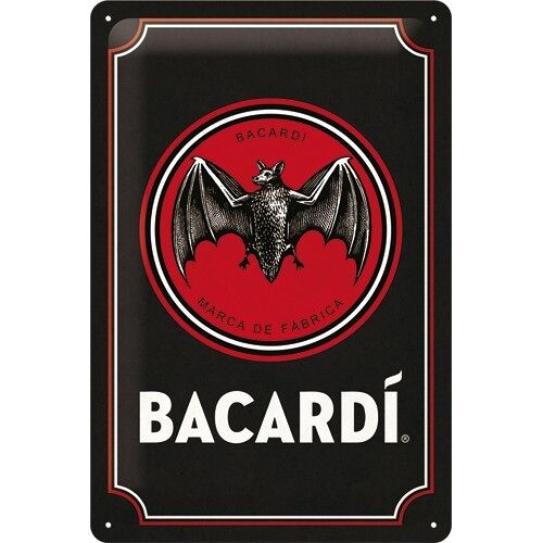 Placa - Bacardi Bacardi - Logo Black