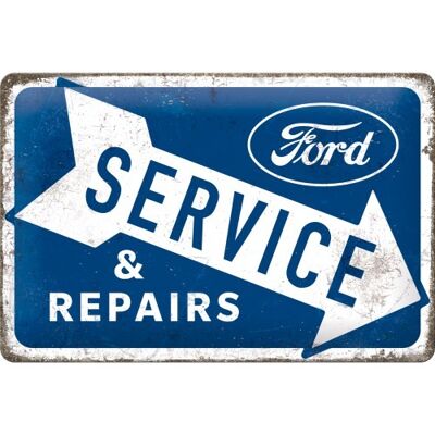 Metallplatte 20x30 cm. Ford Ford - Service & Reparaturen