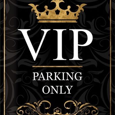 Metal plate 30x40 cm. VIP Parking Only