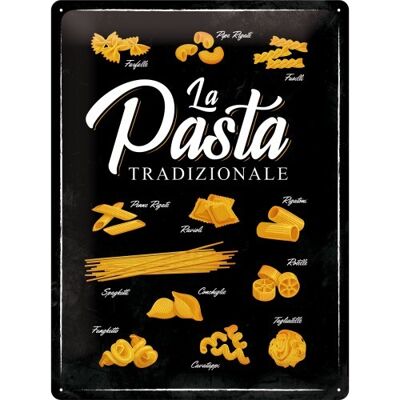 Metallplatte 30x40 cm. Home & Country Traditionelle Pasta