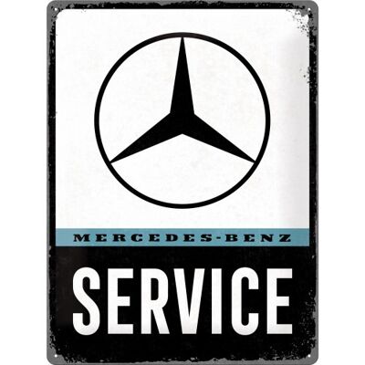 Placa de metal 30x40 cms. Mercedes-Benz Mercedes-Benz - Service