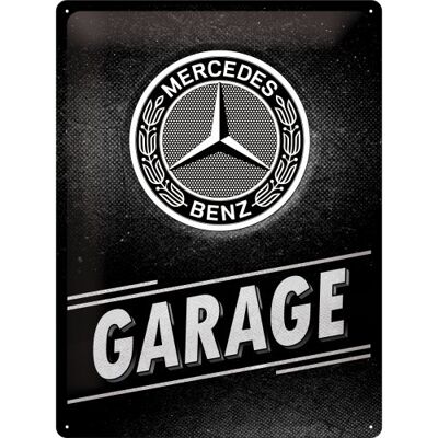 Plaque de métal 30x40 cm. Mercedes-Benz Mercedes-Benz - Garage