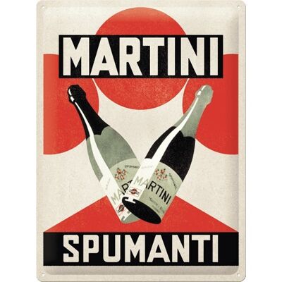 Placa de metal 30x40 cms. Martini - Spumanti