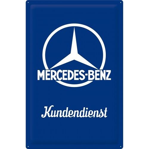 Placa de metal 40x60 cms. Mercedes-Benz Mercedes-Benz - Kundendienst
