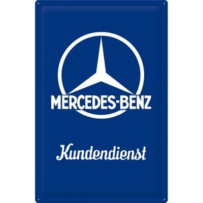 Metal plate 40x60 cm. Mercedes-Benz Mercedes-Benz - Kundendienst