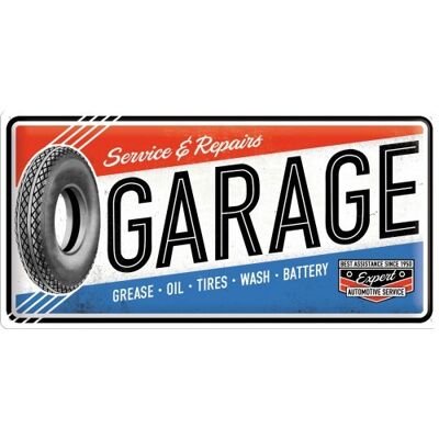 Metallplatte 25x50 cm. Beste Garage Garage