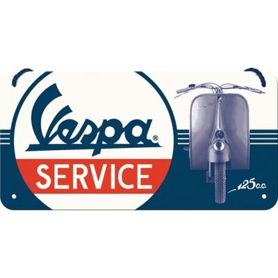 Hängeschild 10x20 cm. Vespa-Service