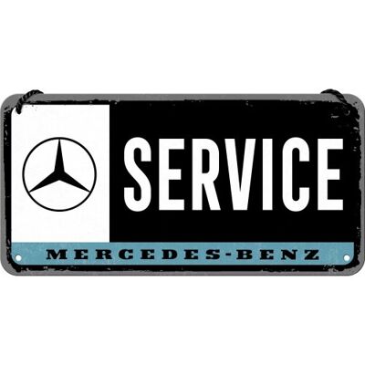 Cartello da appendere 10x20 cm. Mercedes-Benz Mercedes-Benz - Servizio