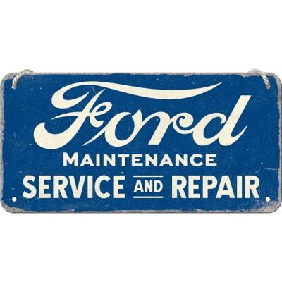 Letrero colgante 10x20 cms. Ford Ford - Service & Repair