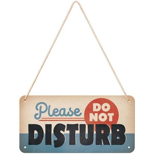Letrero colgante 10x20 cms. Do not disturb