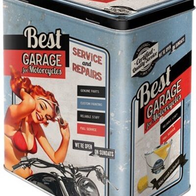 Caja de metal L 10x14x20 cms. Best Garage - Blue