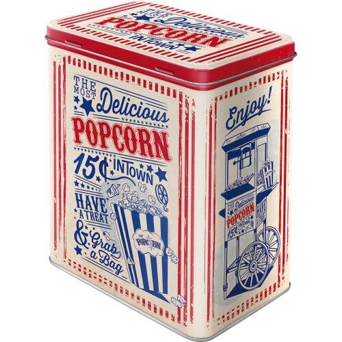 Caja de metal L - USA Popcorn