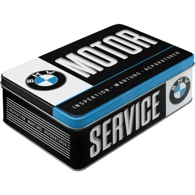 Boîte métallique plate 23x16x7 cm. Service BMW