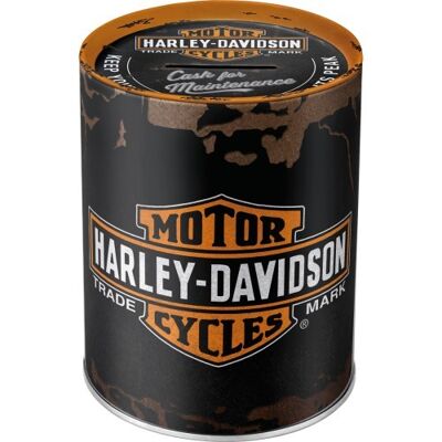 Harley-Davidson Spardose mit echtem Logo
