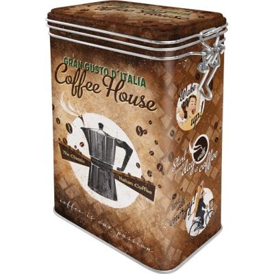 Caja superior con clip -Coffee & Chocolate Coffee House