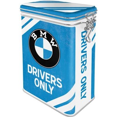 Obere Box mit Clip 7,5 x 11 x 17,5 cm. BMW - Nur für Fahrer