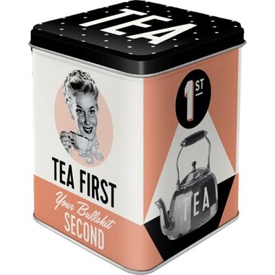Boîte à thé Say it 50's Tea First