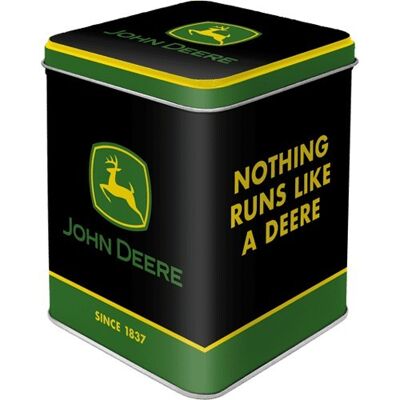 John Deere Teebox - Logo Schwarz