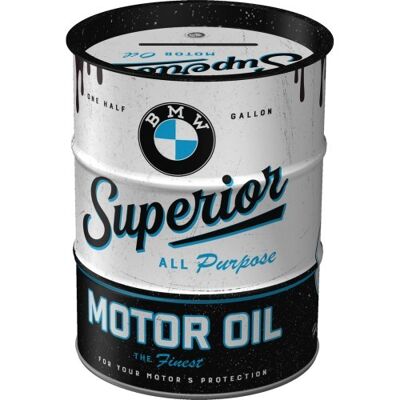 BMW Barrel Money Box - Superior Motor Oil
