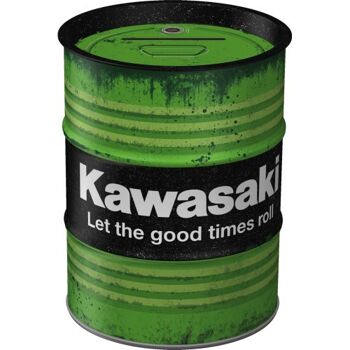 Tirelire baril Kawasaki Kawasaki - Let the good times roll