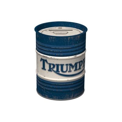 Triumph Oil Barrel barrel piggy bank