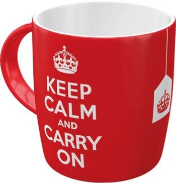 Tasse Gardez votre calme et continuez 1