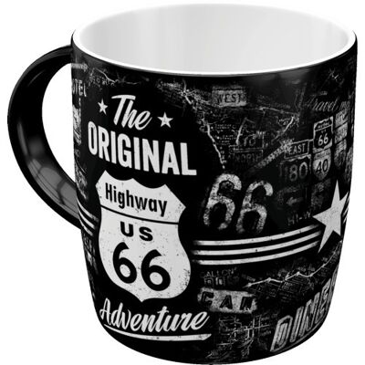 US Highways Highway 66 Die Original-Abenteuer-Tasse