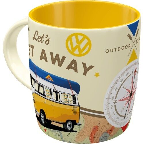 Taza Volkswagen VW Bulli - Let's Get Away