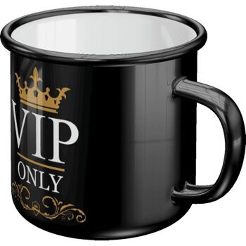 Tasse en émail Achtung VIP Only 3