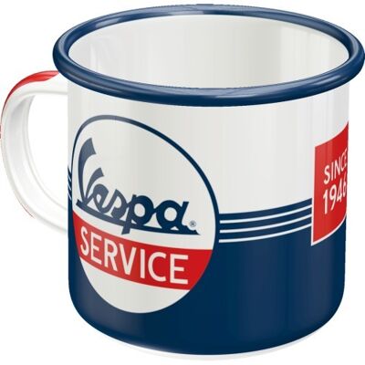Enamel mug Vespa - Service