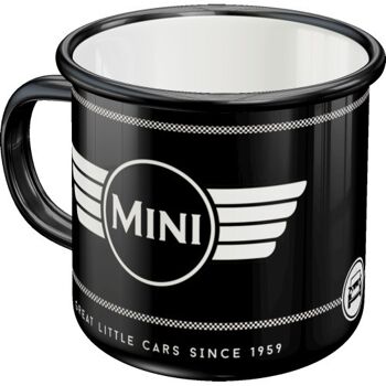 Mug émaillé Mini Mini - Logo Noir 1