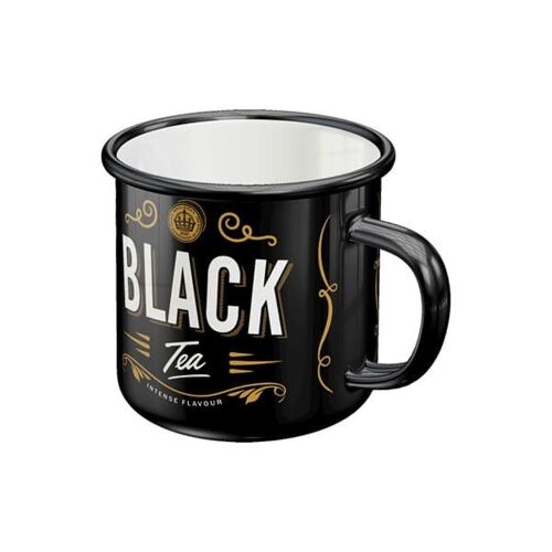 Taza esmaltada Black tea