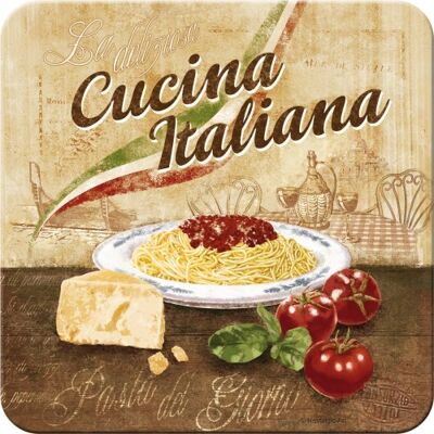 Coasters 9x9 cm. Home & Country Italian Cuisine