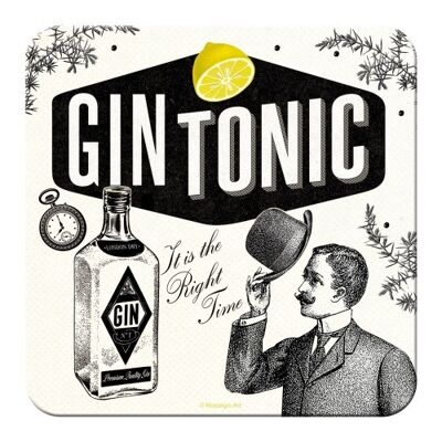 Sous-verres 9x9 cm. Open Bar Gin Tonic