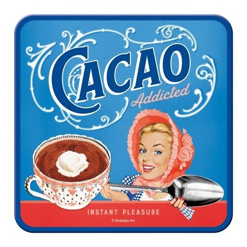 Posavasos 9x9 cms. Say it 50's Cacao Addicted