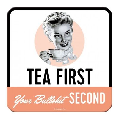 Sous-verres 9x9 cm. Dites-le 50's Tea First