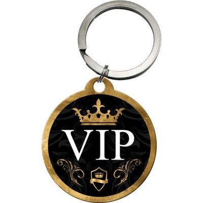 Porte-clés rond Achtung VIP