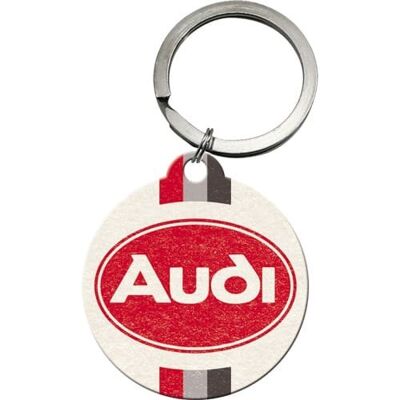 Porte-clés rond Audi - Logo