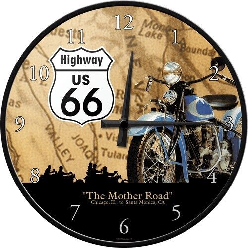 Reloj de pared 31 cms. Highway 66 Map