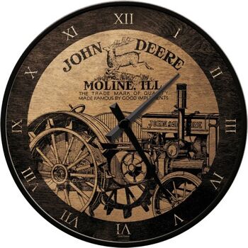 Horloge murale 31 cm. John Deere Authentique