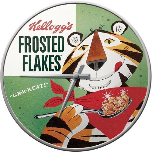 Reloj de pared 31 cms. Kellogg's Kellogg's Frosted Flakes Tony Tiger