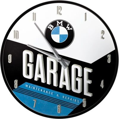 Wall clock 31 cm. BMW-Garage