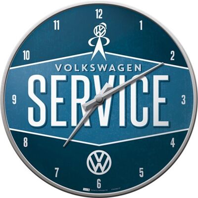 Wanduhr 31 cm. VW-Service