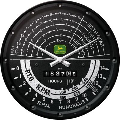 Orologio da parete 31 cm. John Deere Tacho