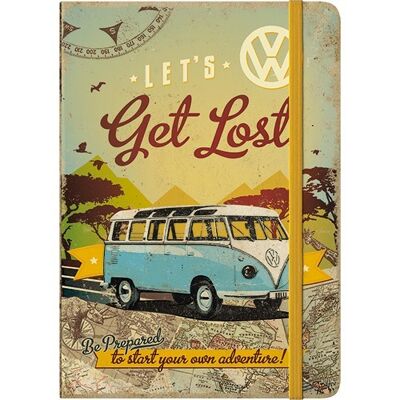 Cuaderno Notebook A5 VW Bulli - Let´s Get Lost