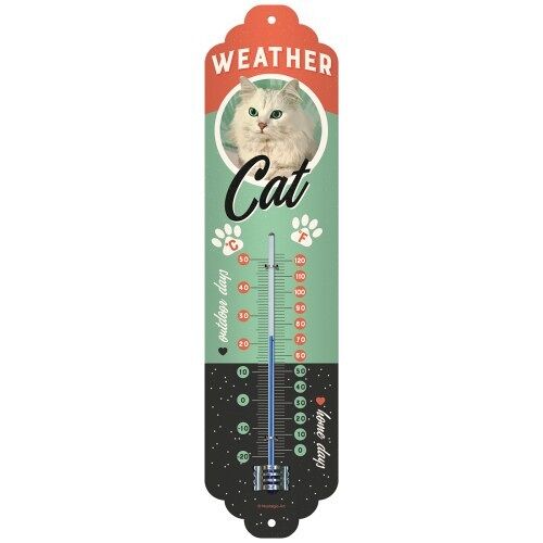 Termometro 6,5x28 cms. Animal Club Weather Cat