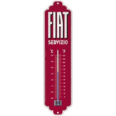 Thermomètre 6,5x28 cm. Fiat-Service